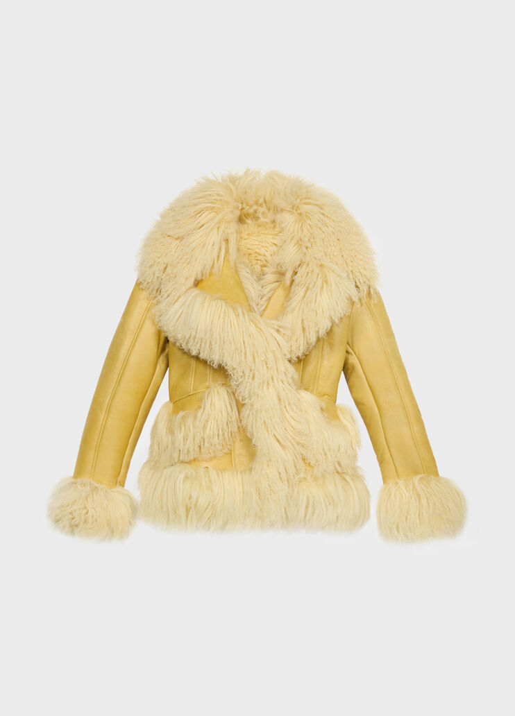 Shearling coat with lapels  Blumarine - medium Shearling coat with lapels  Blumarine - medium