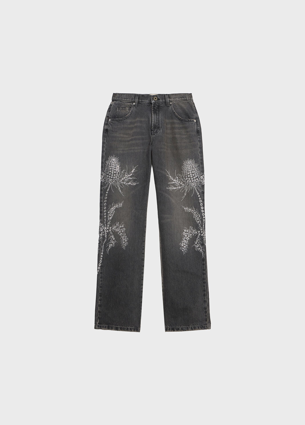 Jeans mit &ouml;sen- und nieten-stickerei  Blumarine - large image number 4