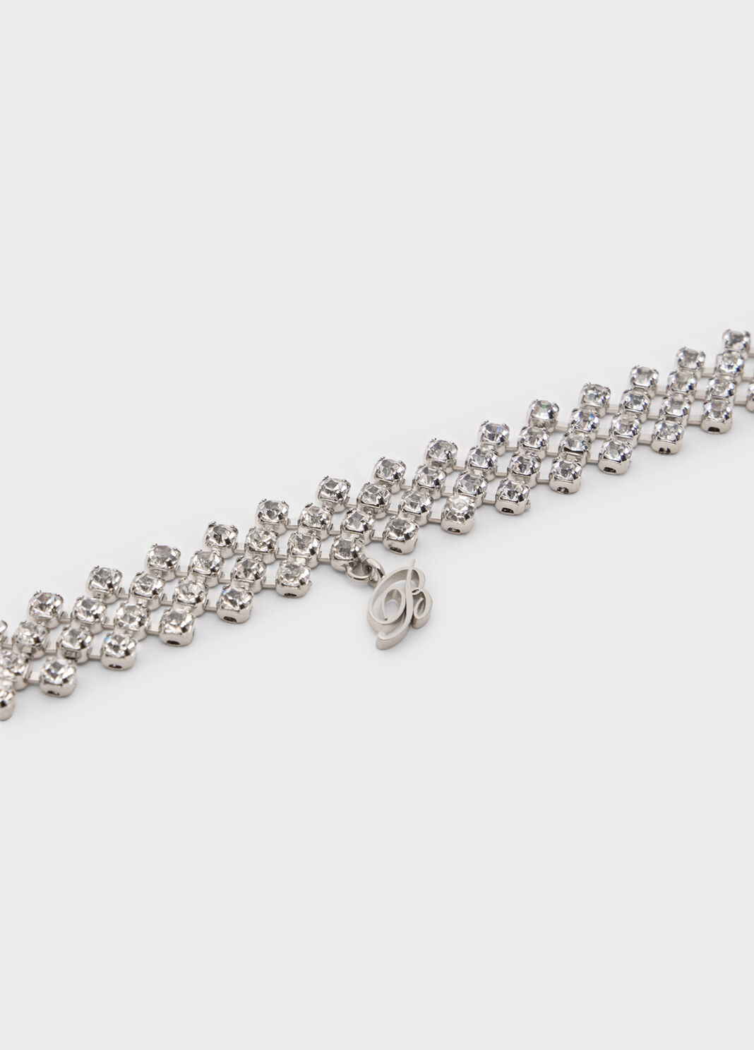 Metal choker with stones and monogram pendant  Blumarine - large image number 3