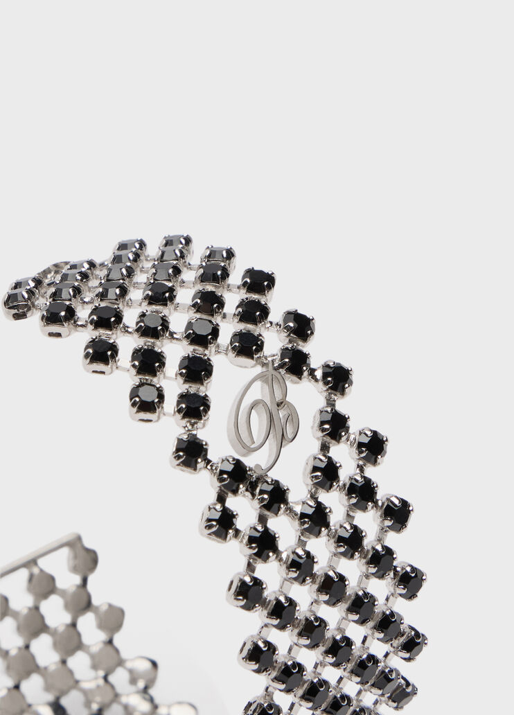 Metal earrings for pierced ears with glass stones  Blumarine - large image number 3