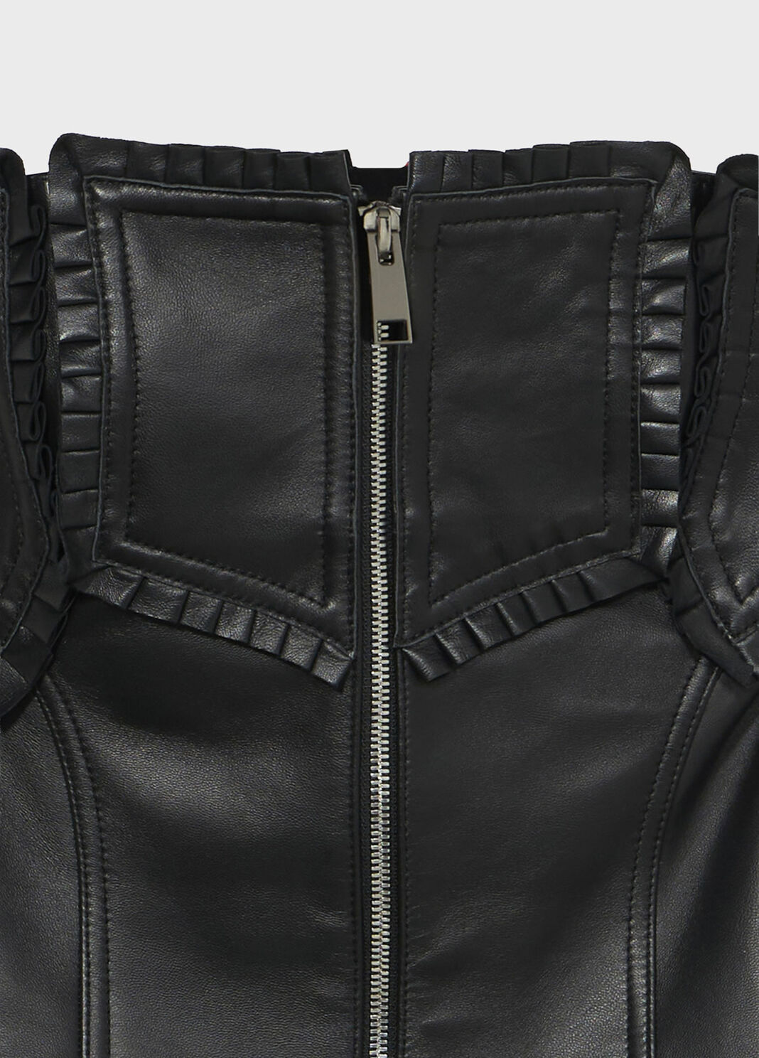 Nappa bustier dress with ruching  Blumarine - large image number 6
