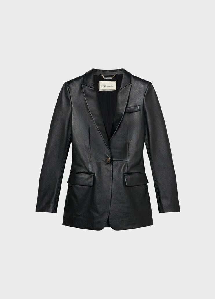 Single-breasted nappa jacket  Blumarine - medium