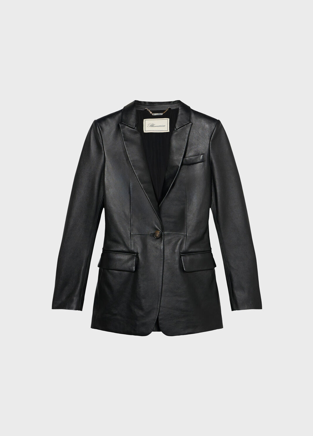Single-breasted nappa jacket  Blumarine - large image number 4