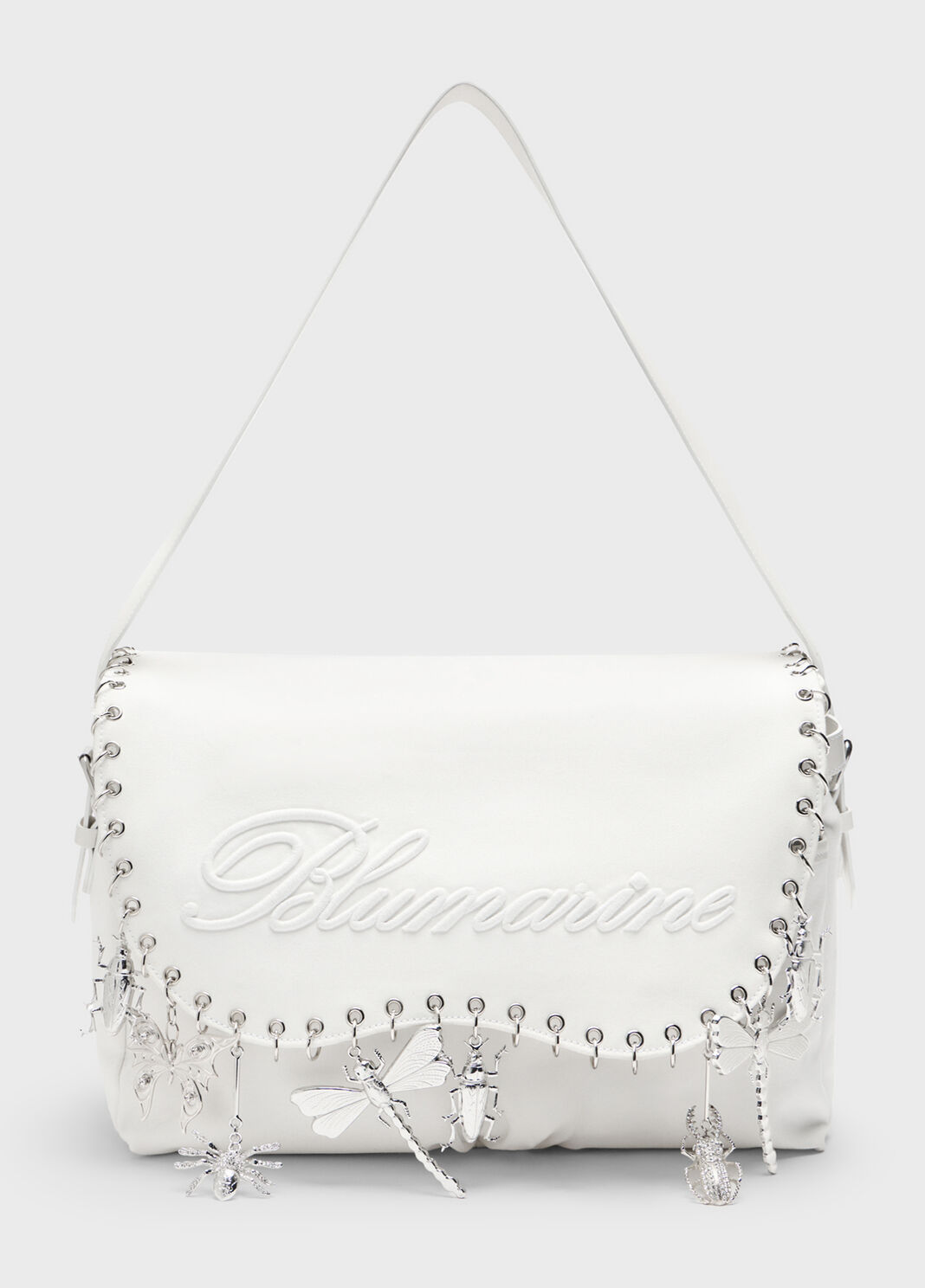 Grand sac messager avec breloques  Blumarine - large image number 1