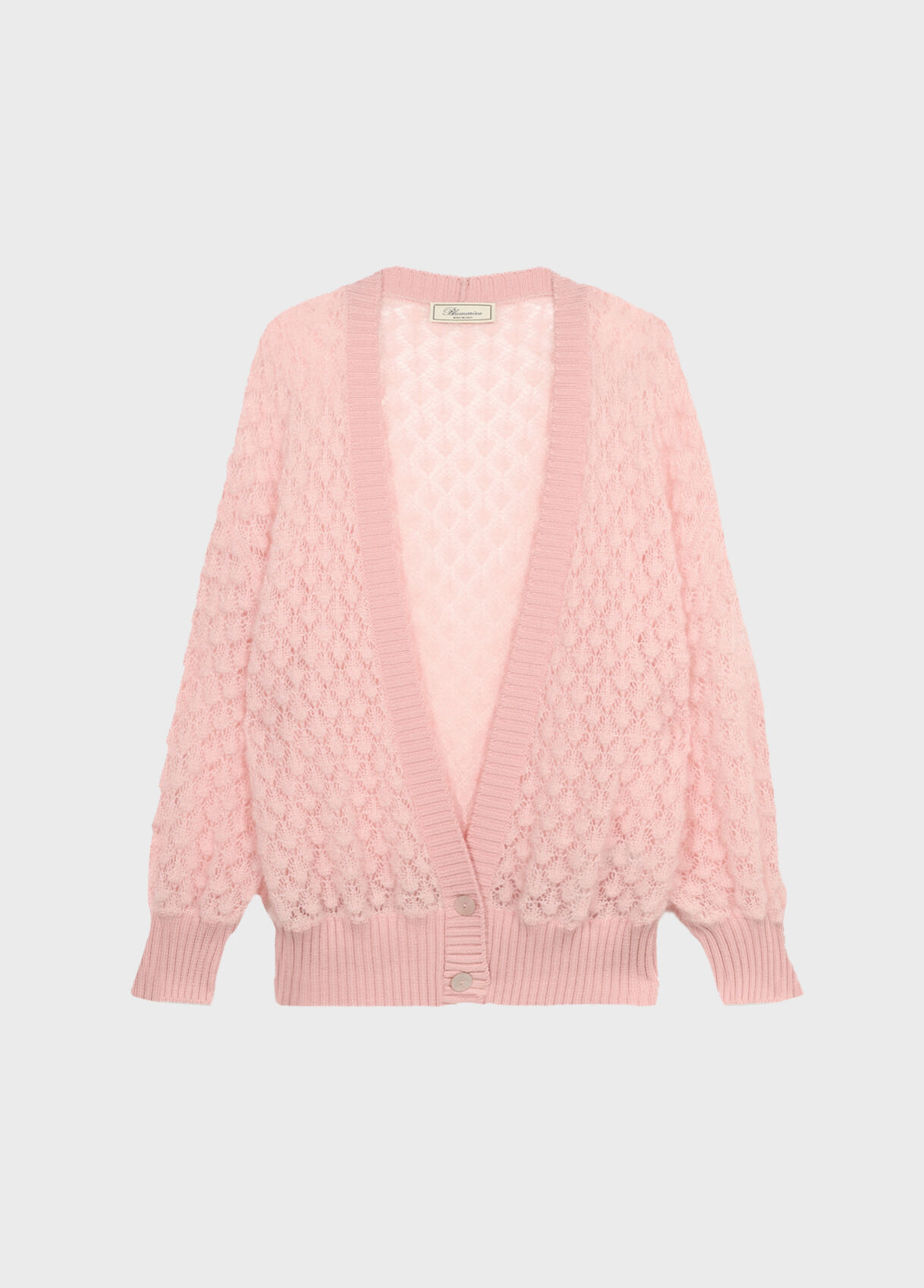 Oversized openwork knit cardigan - Blumarine