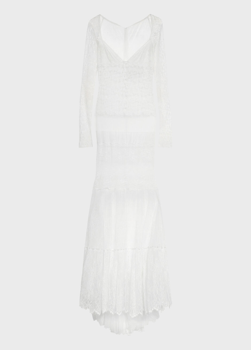 Robe longue en dentelle et tulle  Blumarine - large image number 4