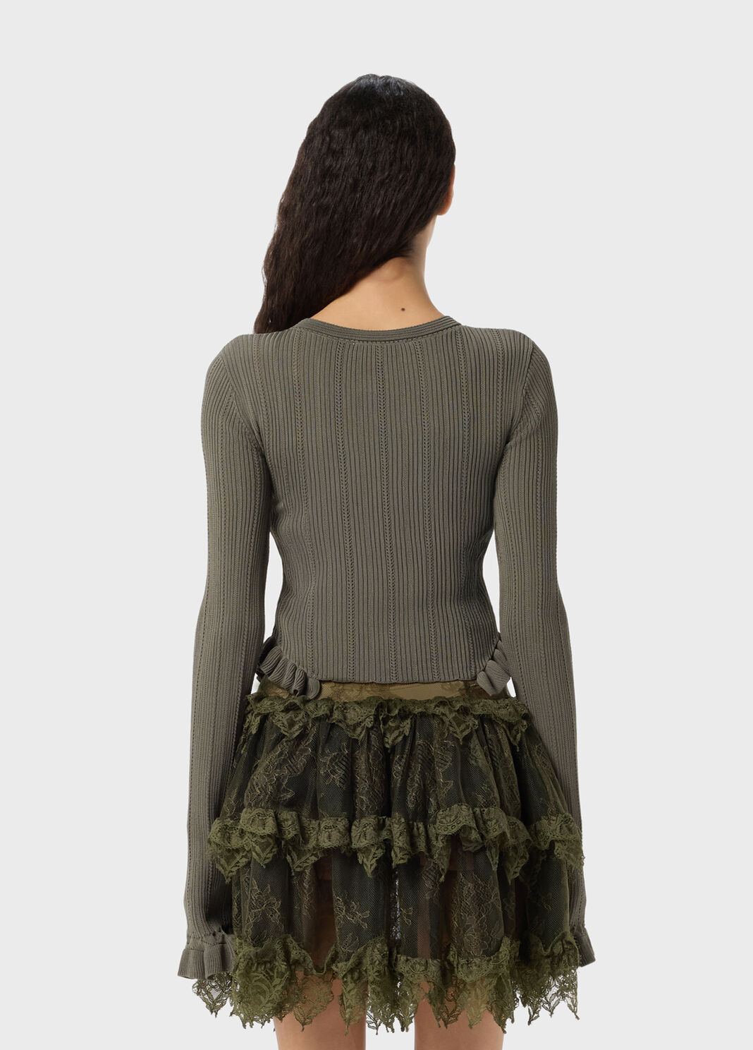 Cardigan c&ocirc;tel&eacute; avec Papillons  Blumarine - large image number 1