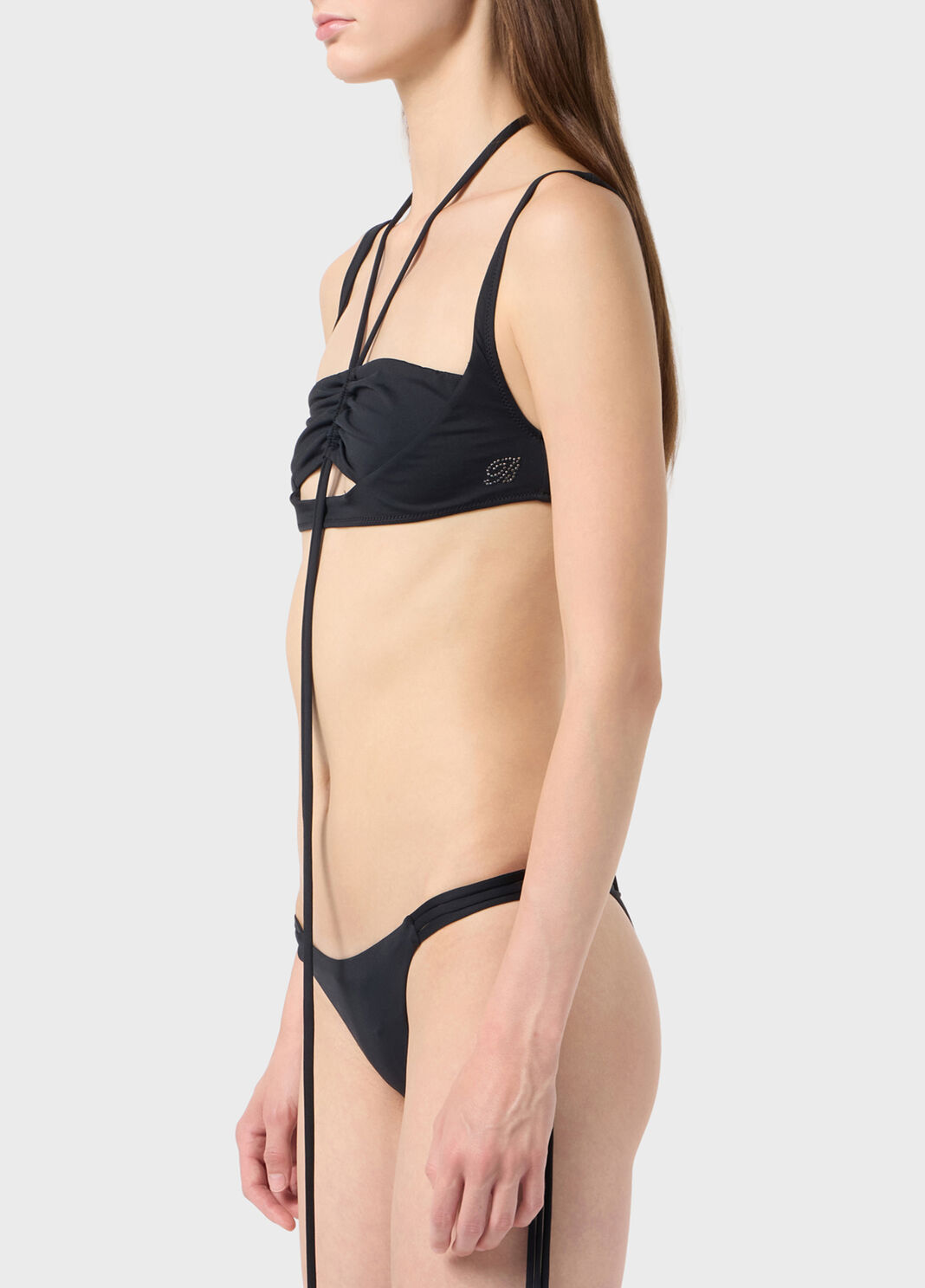 Haut de bikini en jersey avec d&eacute;coupe  Blumarine - large image number 2