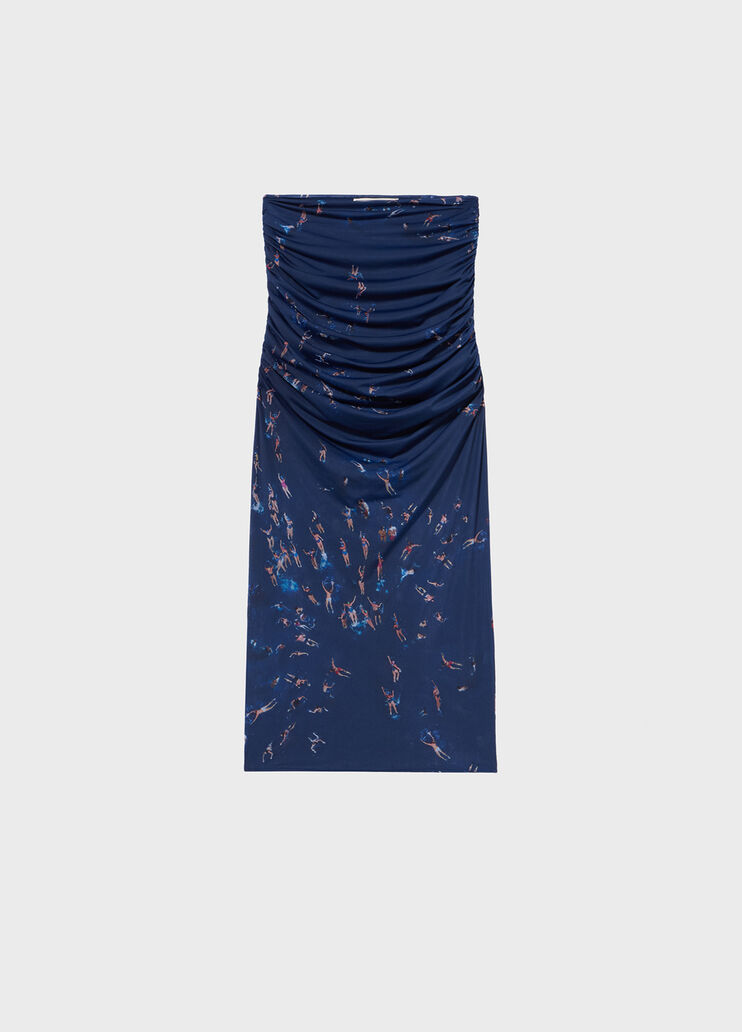 Second-skin printed jersey midi skirt  Blumarine - medium