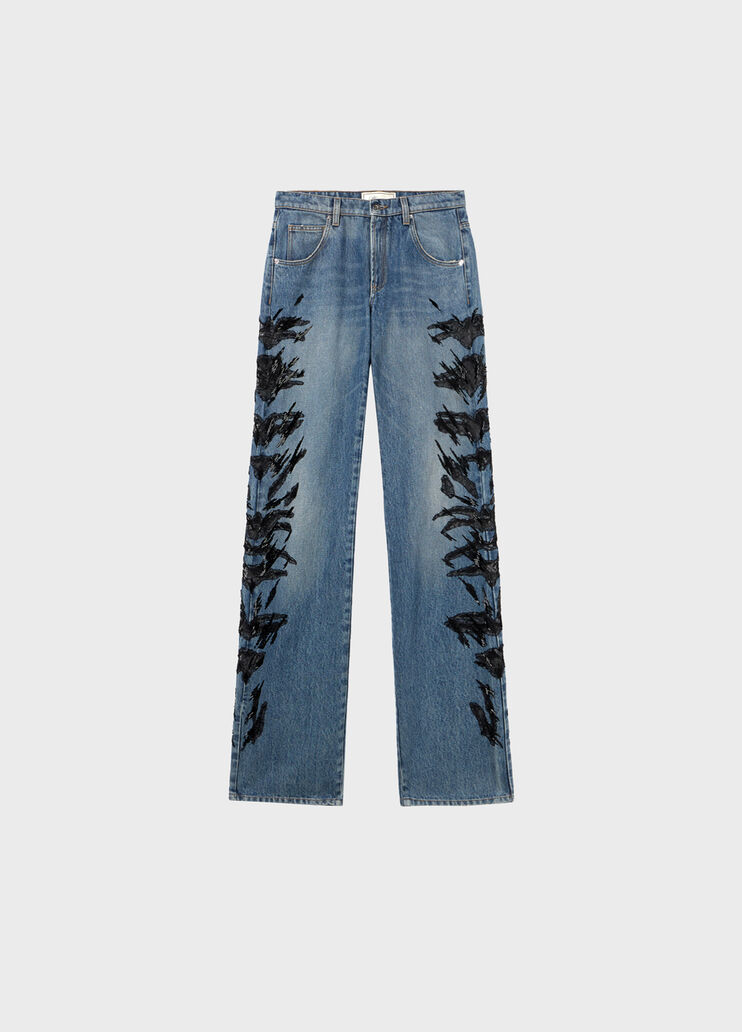 Straight-leg jeans with embroidery  Blumarine - medium