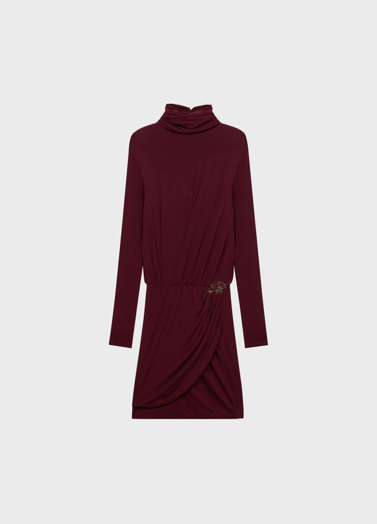 Short jersey dress with draping and stole  Blumarine - medium