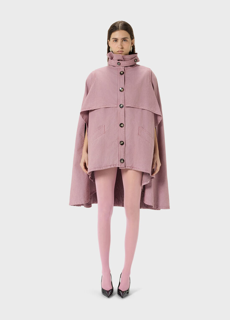 Asymmetrical canvas cape  Blumarine - medium