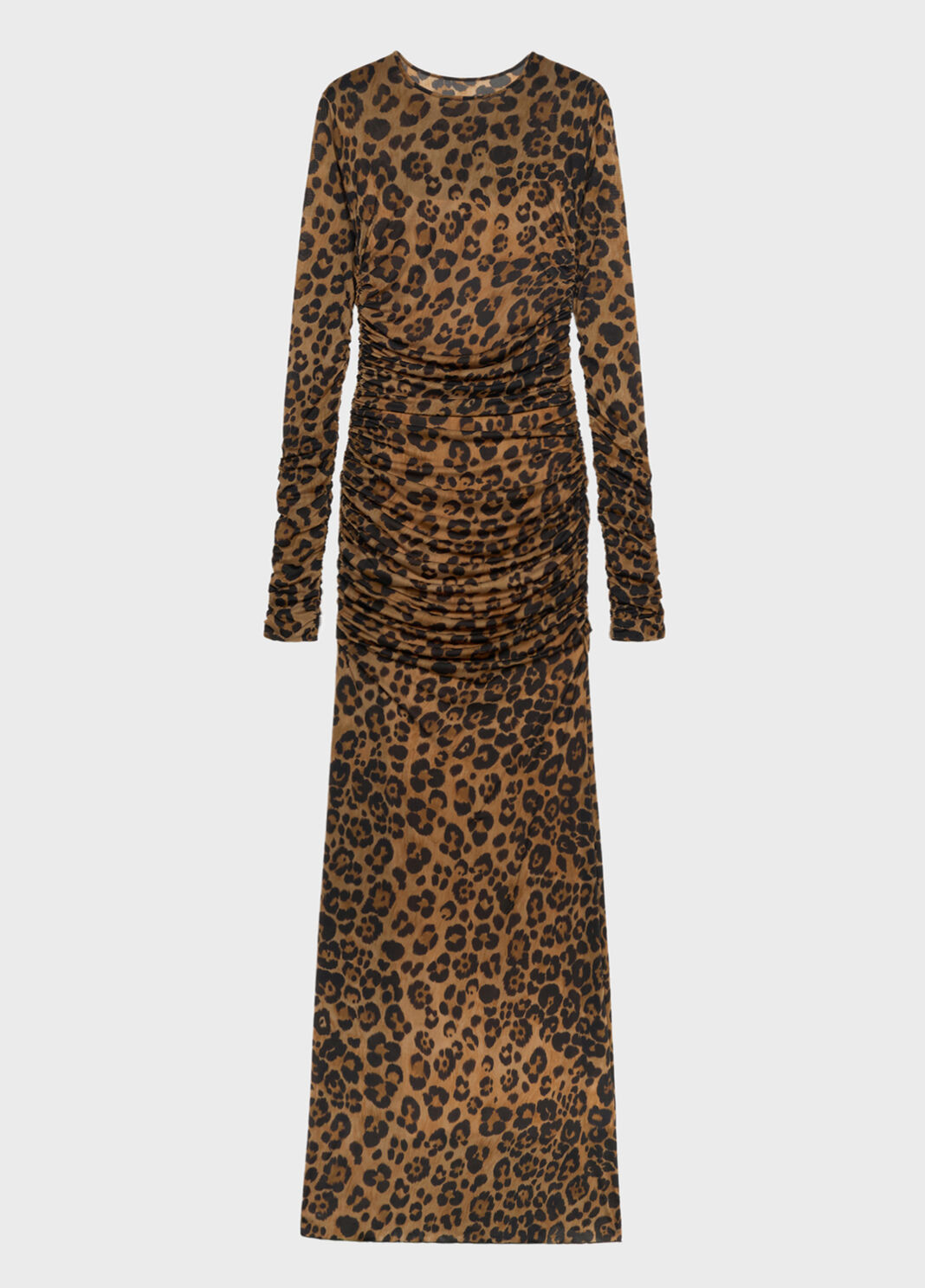 Long second-skin jersey dress with animal print  Blumarine - large image number 4
