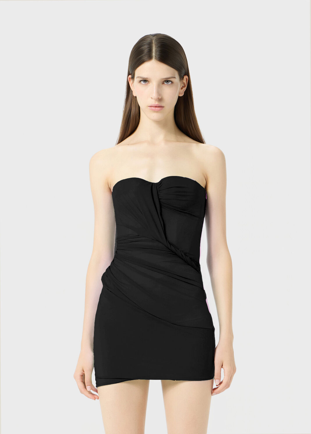 Jersey bustier dress with torchon detailing  Blumarine - large image number 0