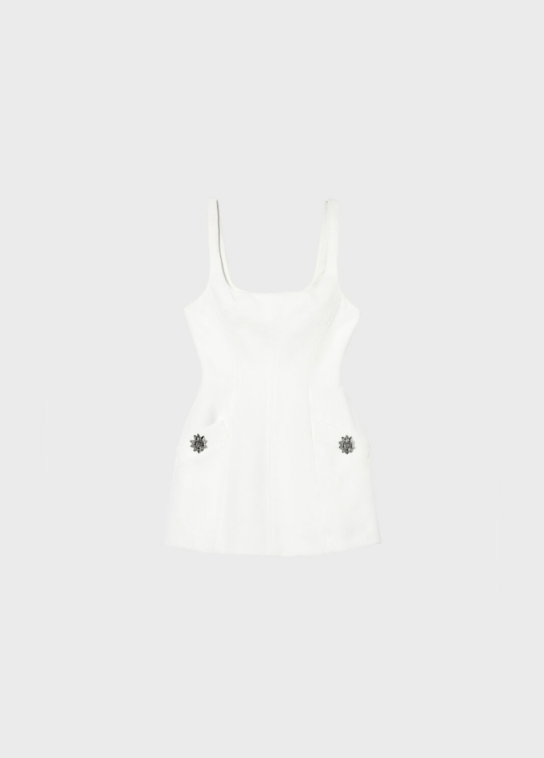 Short dress in crepe with jewel details  Blumarine - large image number 4