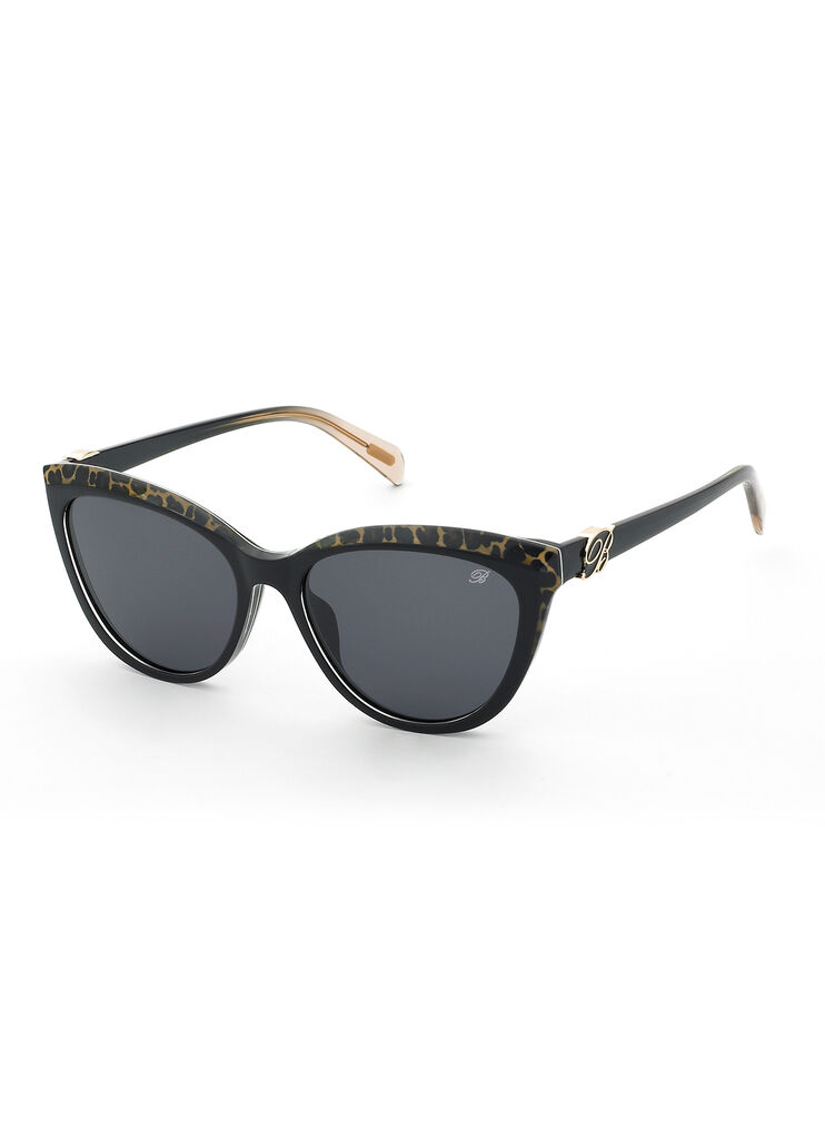 Acetate sunglasses with soft cat-eye front  Blumarine - medium Acetate sunglasses with soft cat-eye front  Blumarine - medium