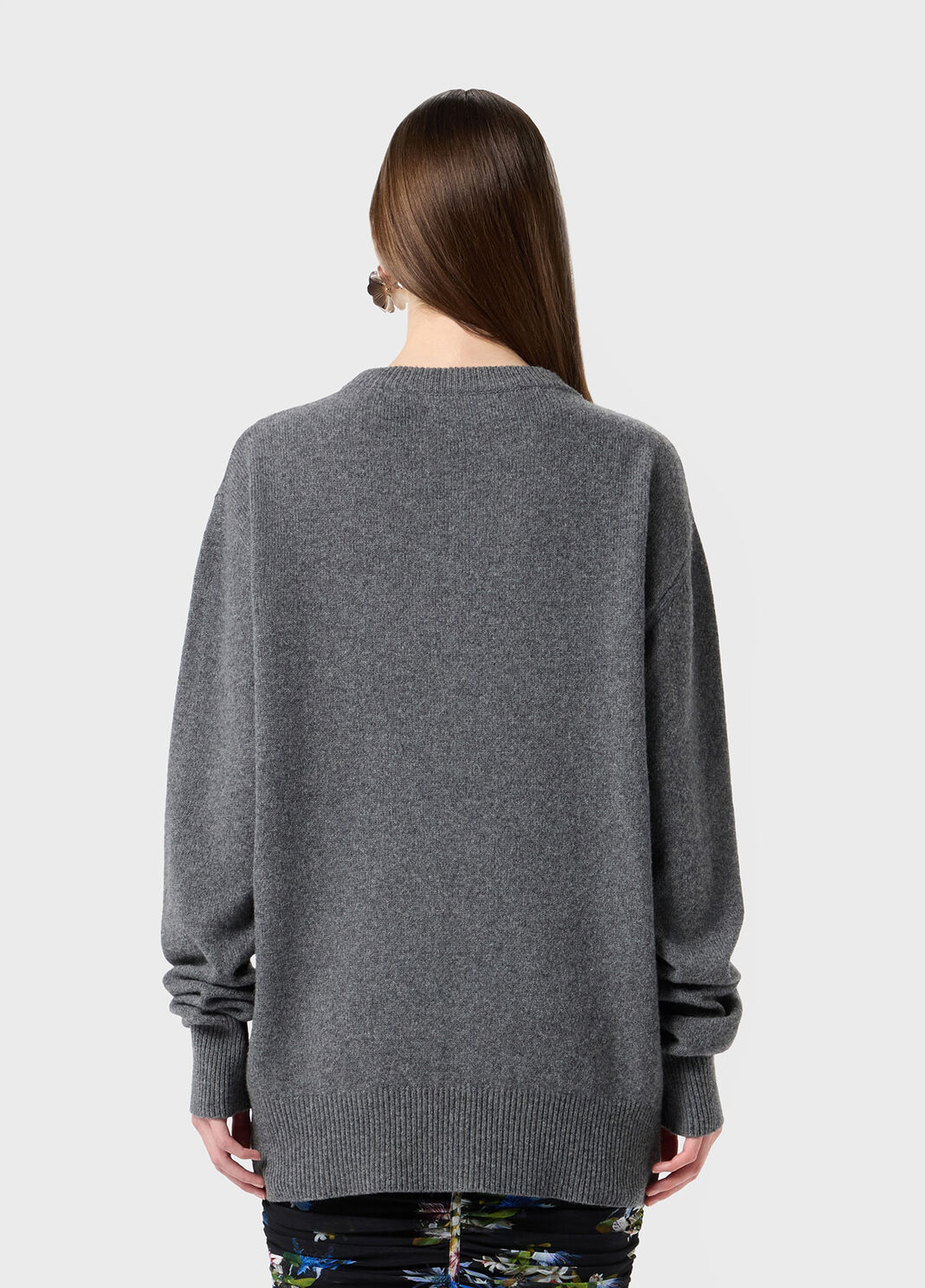 Wool printed pullover with embroidery  Blumarine - large image number 1