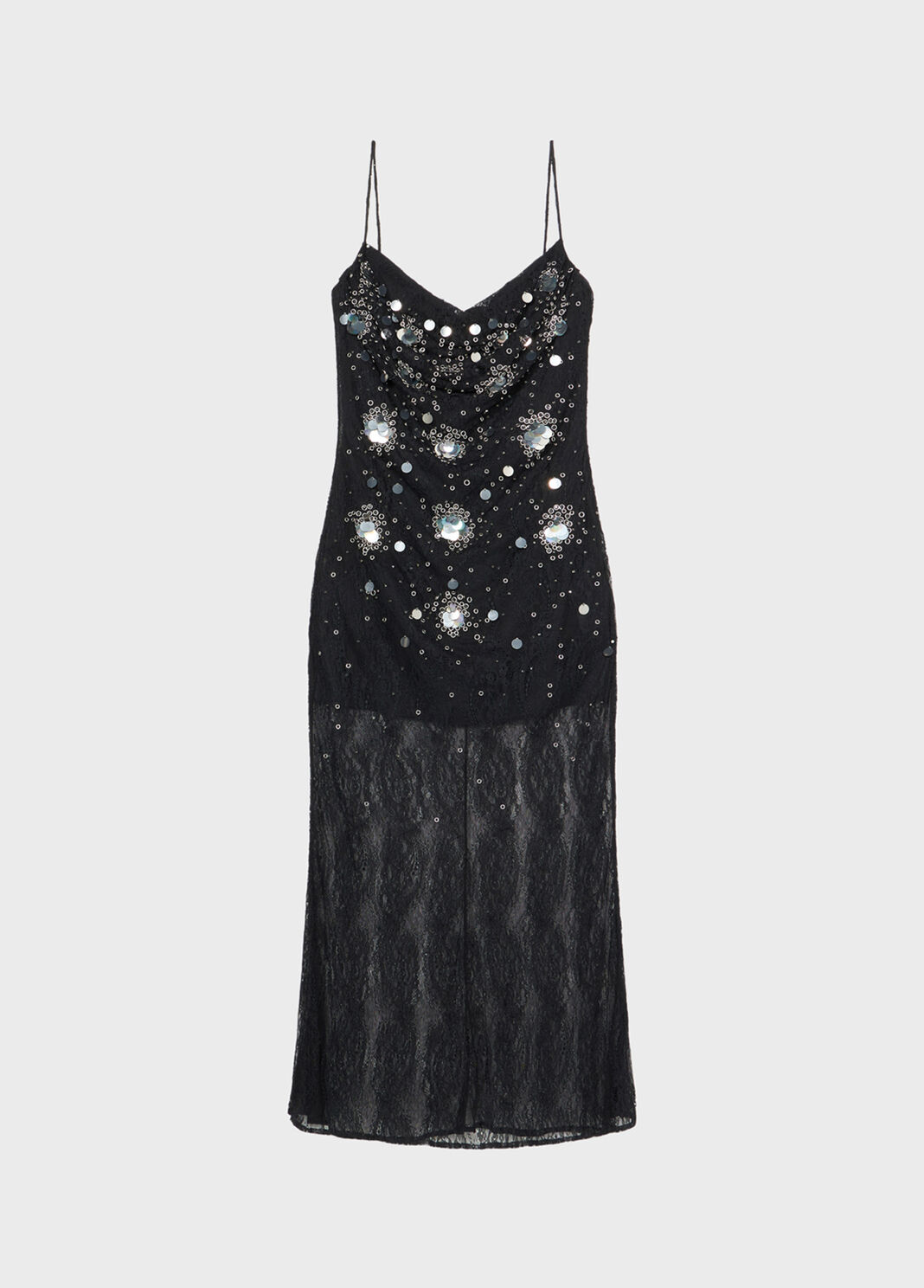 Long dress in lace with embroidery  Blumarine - large image number 4