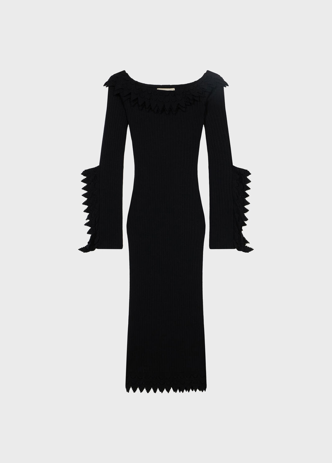 Knit off-the-shoulder dress with ruches  Blumarine - large image number 4