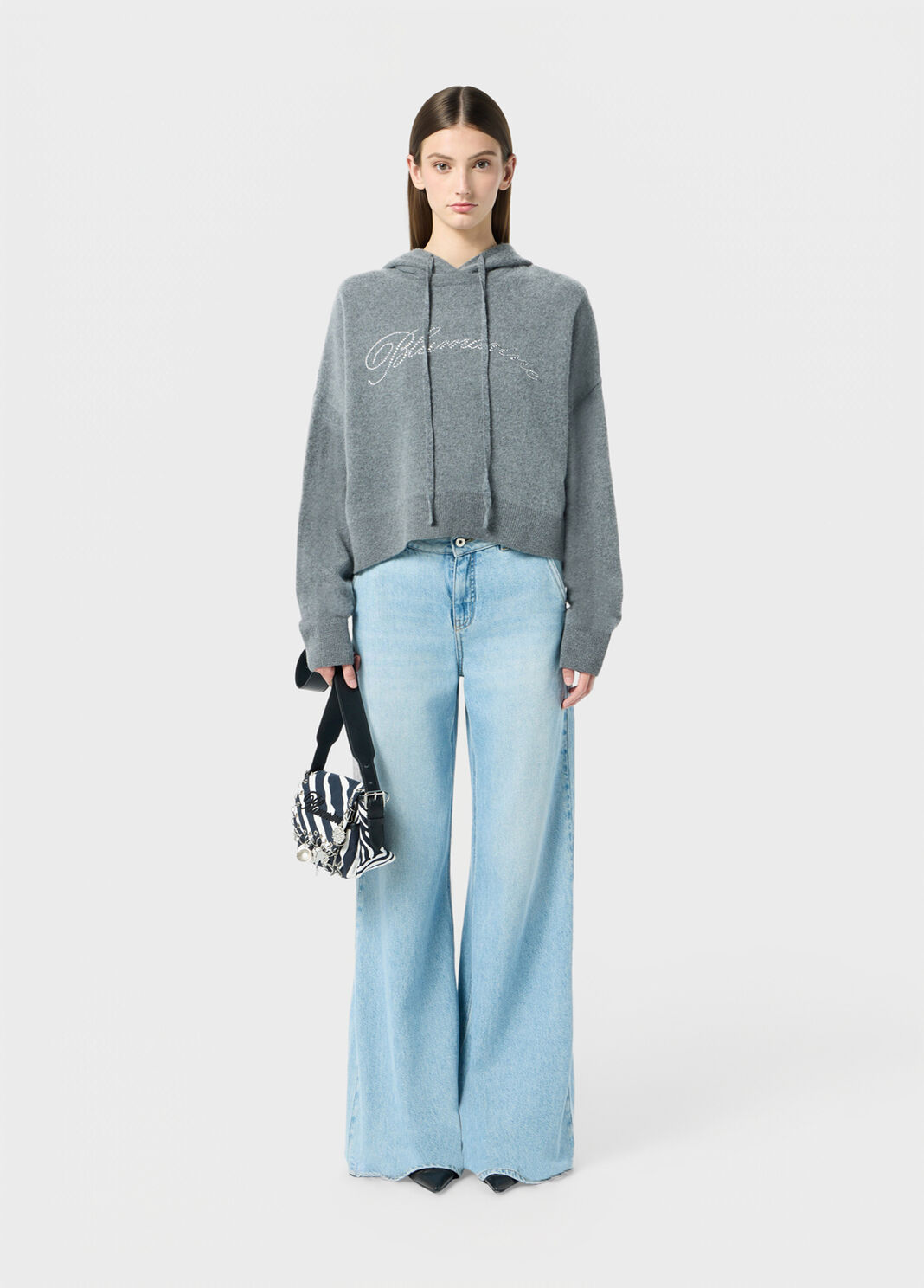 Sweatshirt aus Wolle mit Strassstickerei  Blumarine - large image number 3