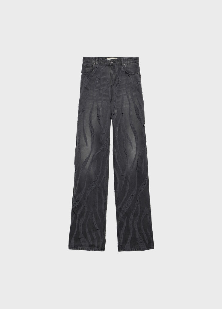 Baggy laser-cut denim jeans  Blumarine - medium