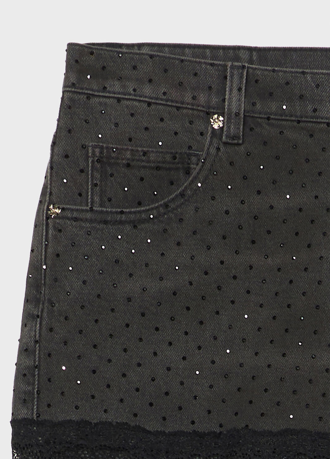 Jeans with tulle and lace  Blumarine - large image number 6