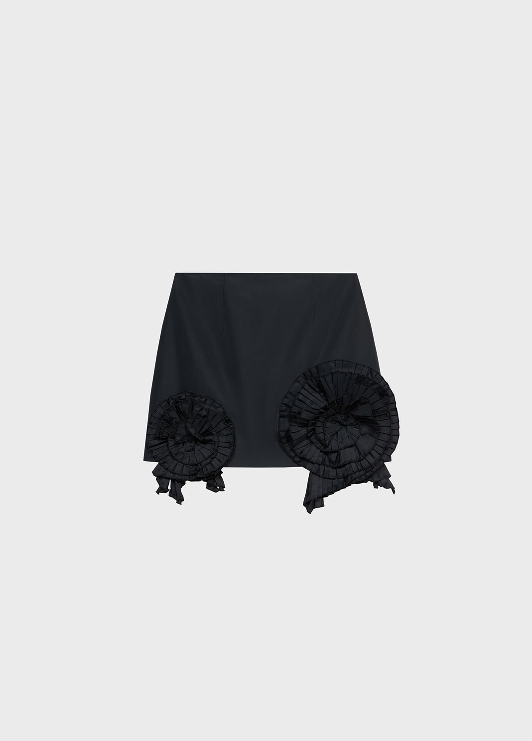 Kurzer Rock aus Taft mit 3D-Rosen  Blumarine - large image number 4