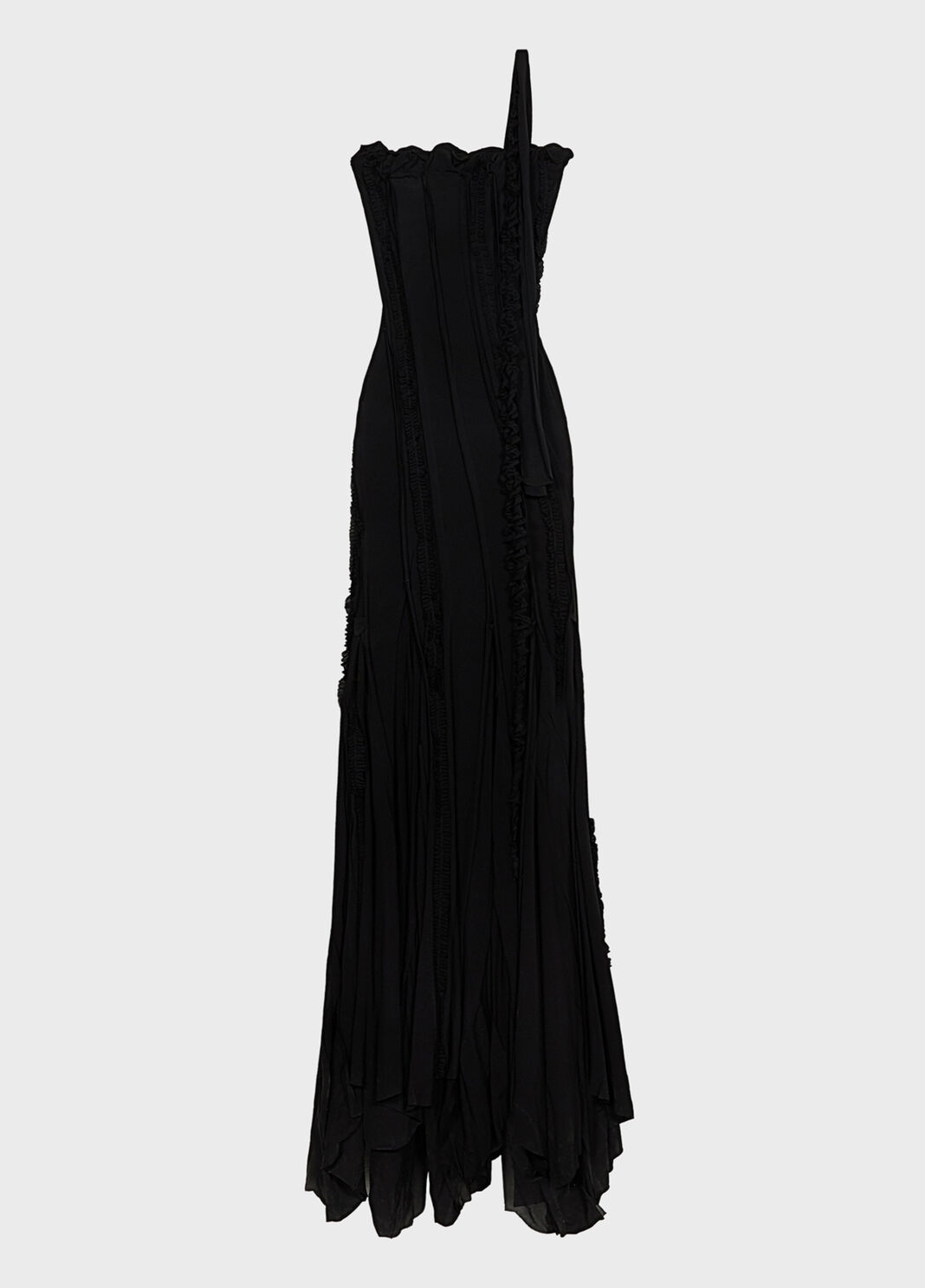 One-shoulder dress in jersey with inlays  Blumarine - large image number 4