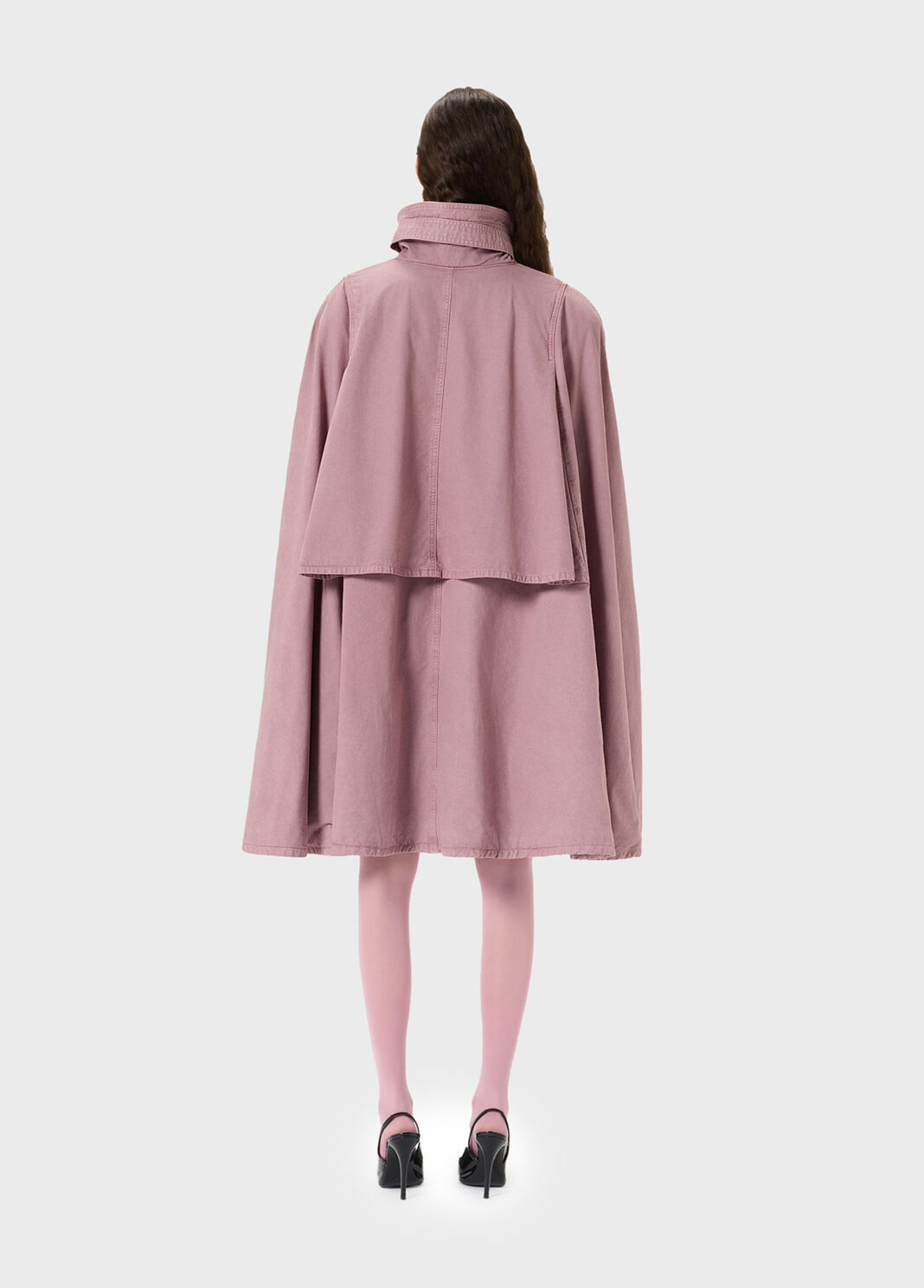 Asymmetrical canvas cape  Blumarine - large image number 1