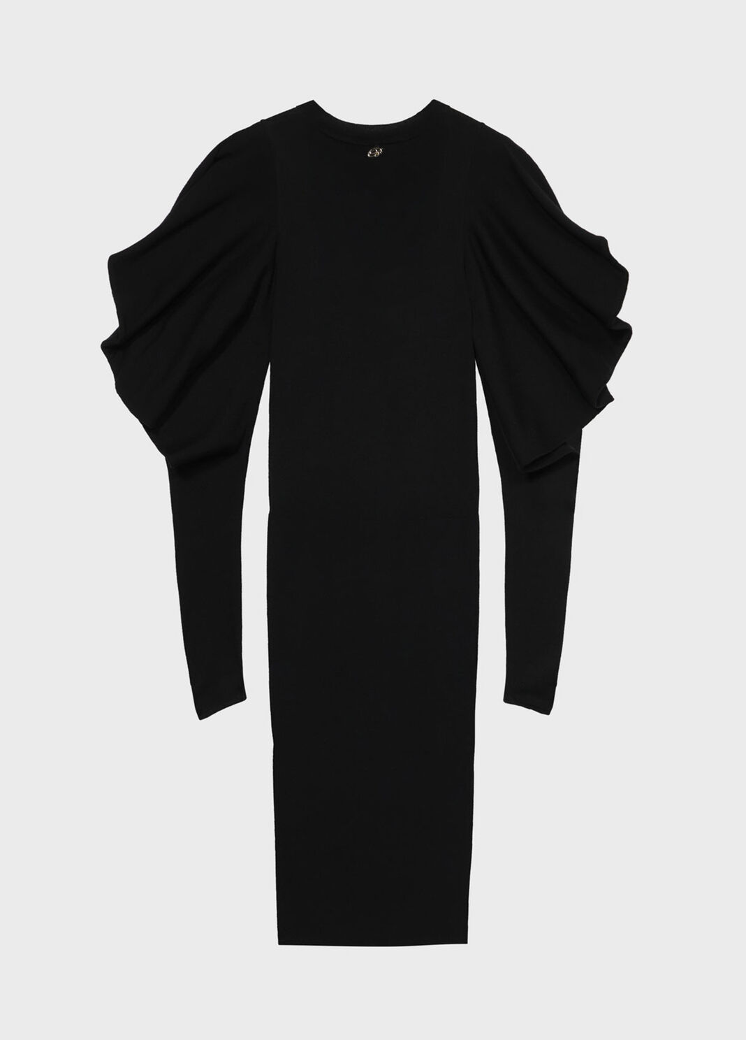 Wool midi dress with full sleeves and brooch detail  Blumarine - large image number 5