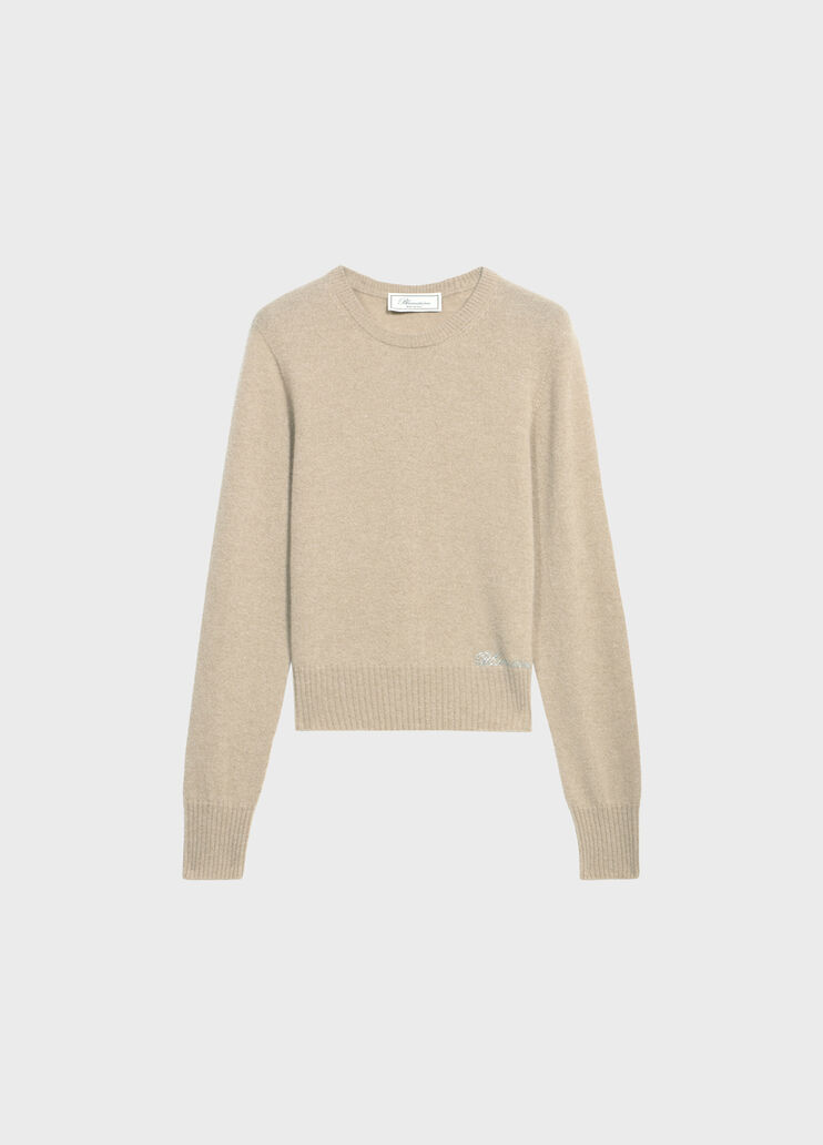 Cashmere jumper with rhinestone embroidery  Blumarine - medium