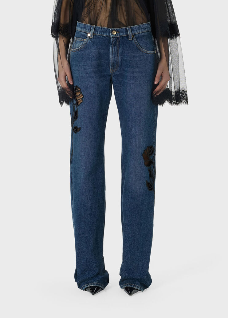 Jean droit avec broderie  Blumarine - medium