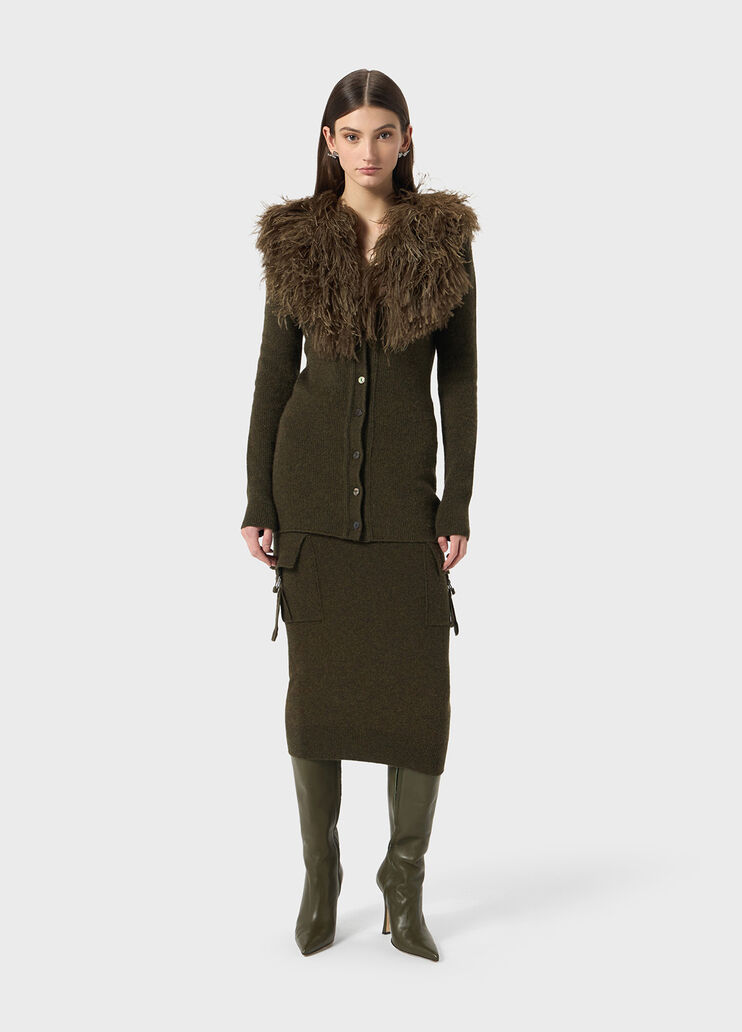 Midi knit skirt with cargo pockets  Blumarine - large image number 3