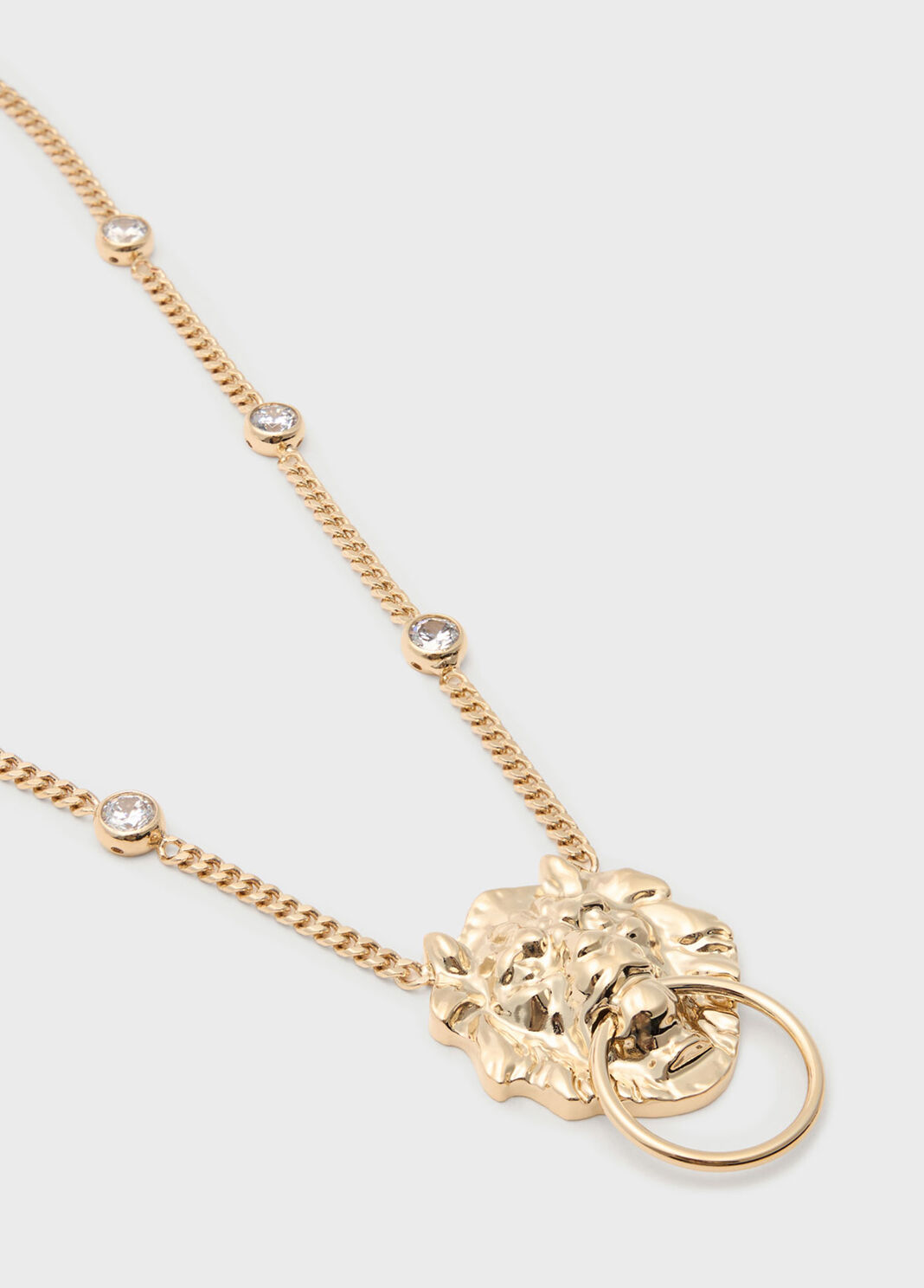 Brass pendant necklace with set stones  Blumarine - large image number 2