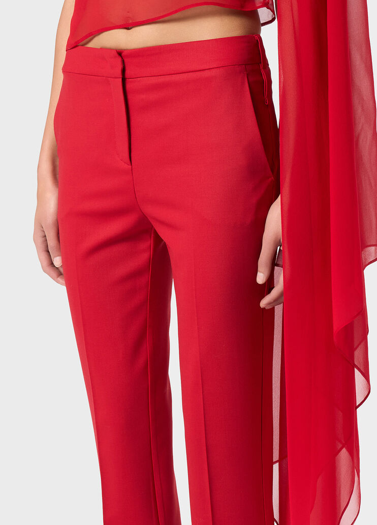 Twill wool pipe trousers  Blumarine - large image number 2