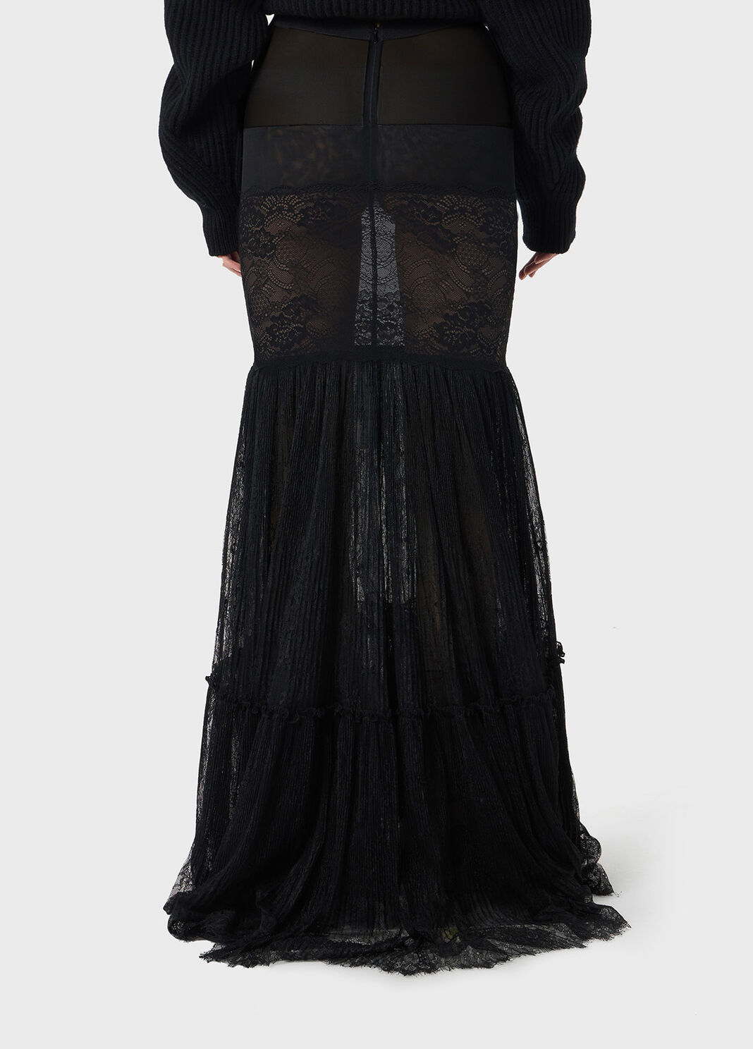 Long skirt in lace and tulle  Blumarine - large image number 1