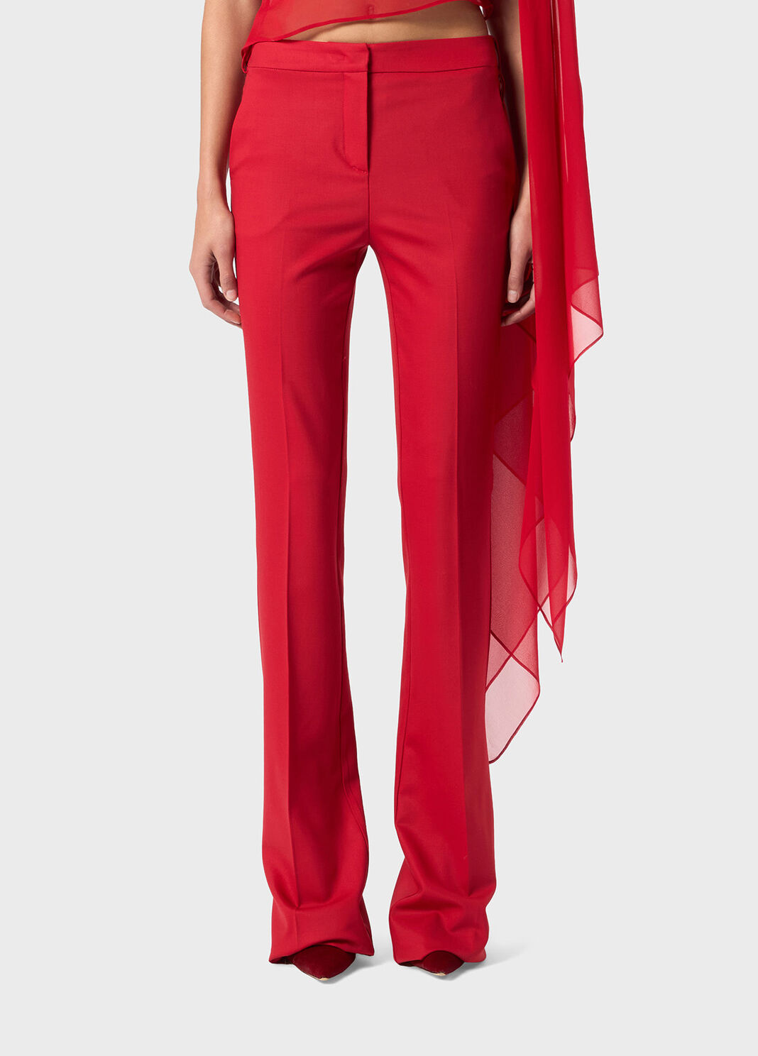 Twill wool pipe trousers  Blumarine - large image number 0