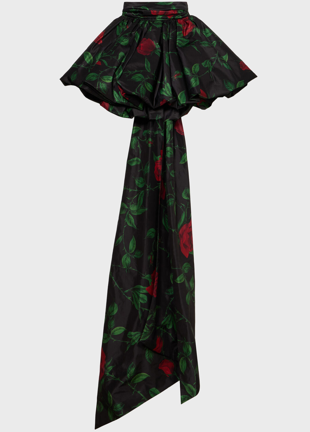 Short printed taffeta skirt with bow  Blumarine - large image number 4
