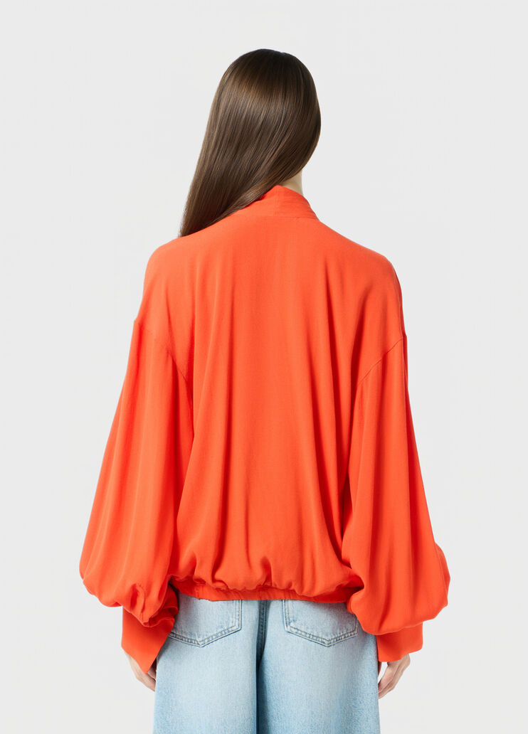 Marocaine wrap blouse with pussy-bow  Blumarine - large image number 1