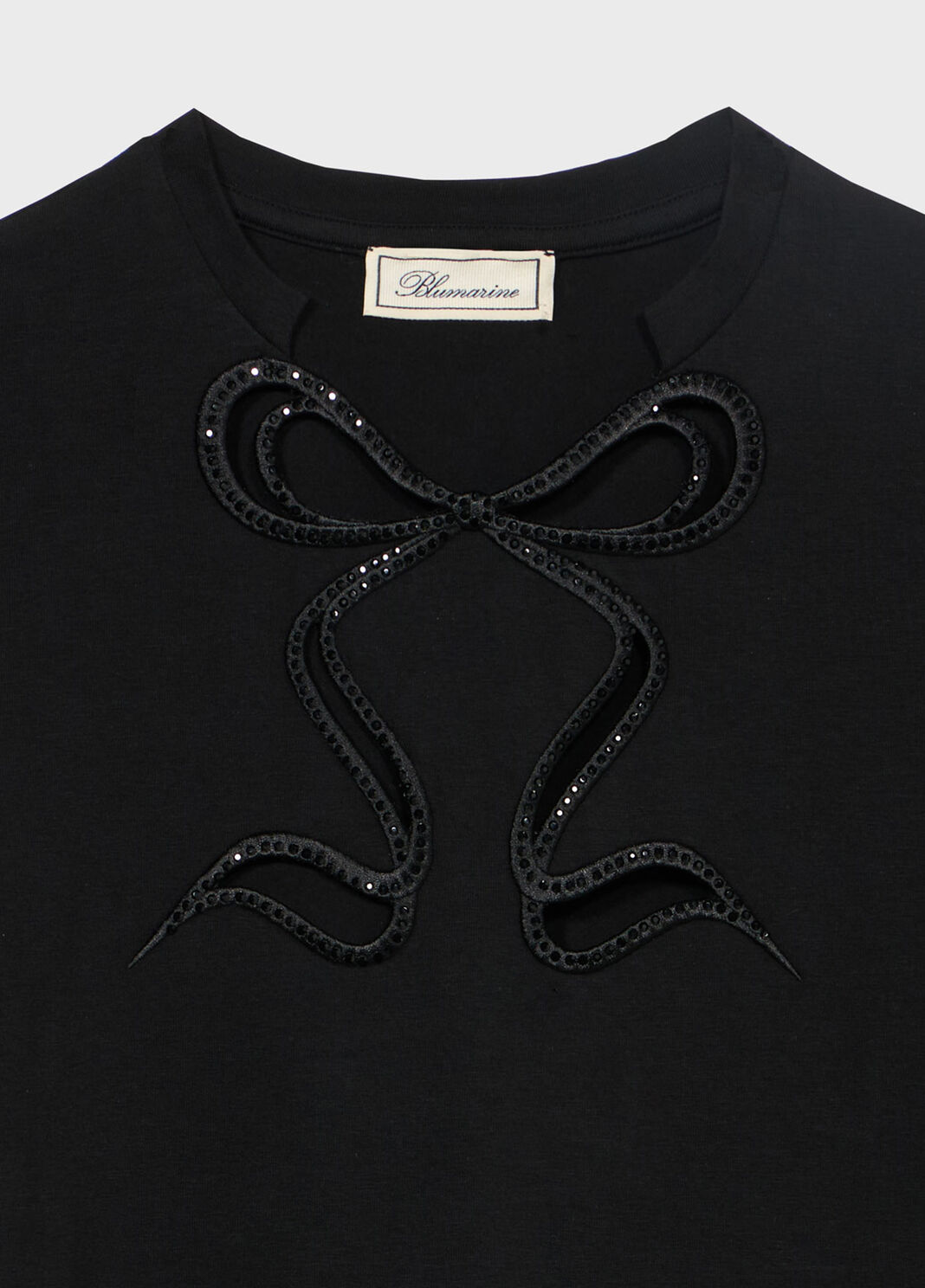 T-Shirt aus Jersey mit Strassstickerei  Blumarine - large image number 6