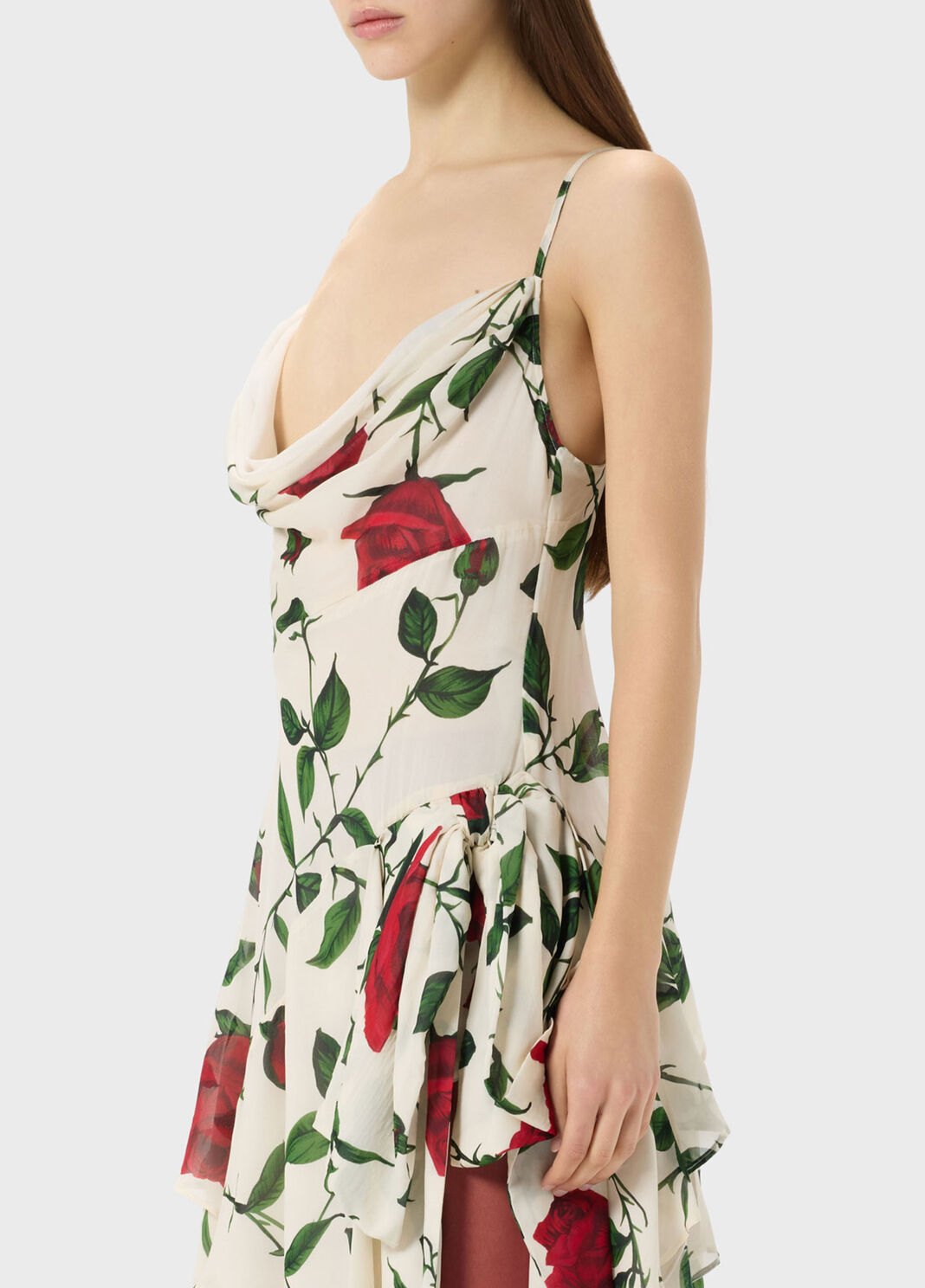 Printed jersey dress with bow  Blumarine - large image number 2