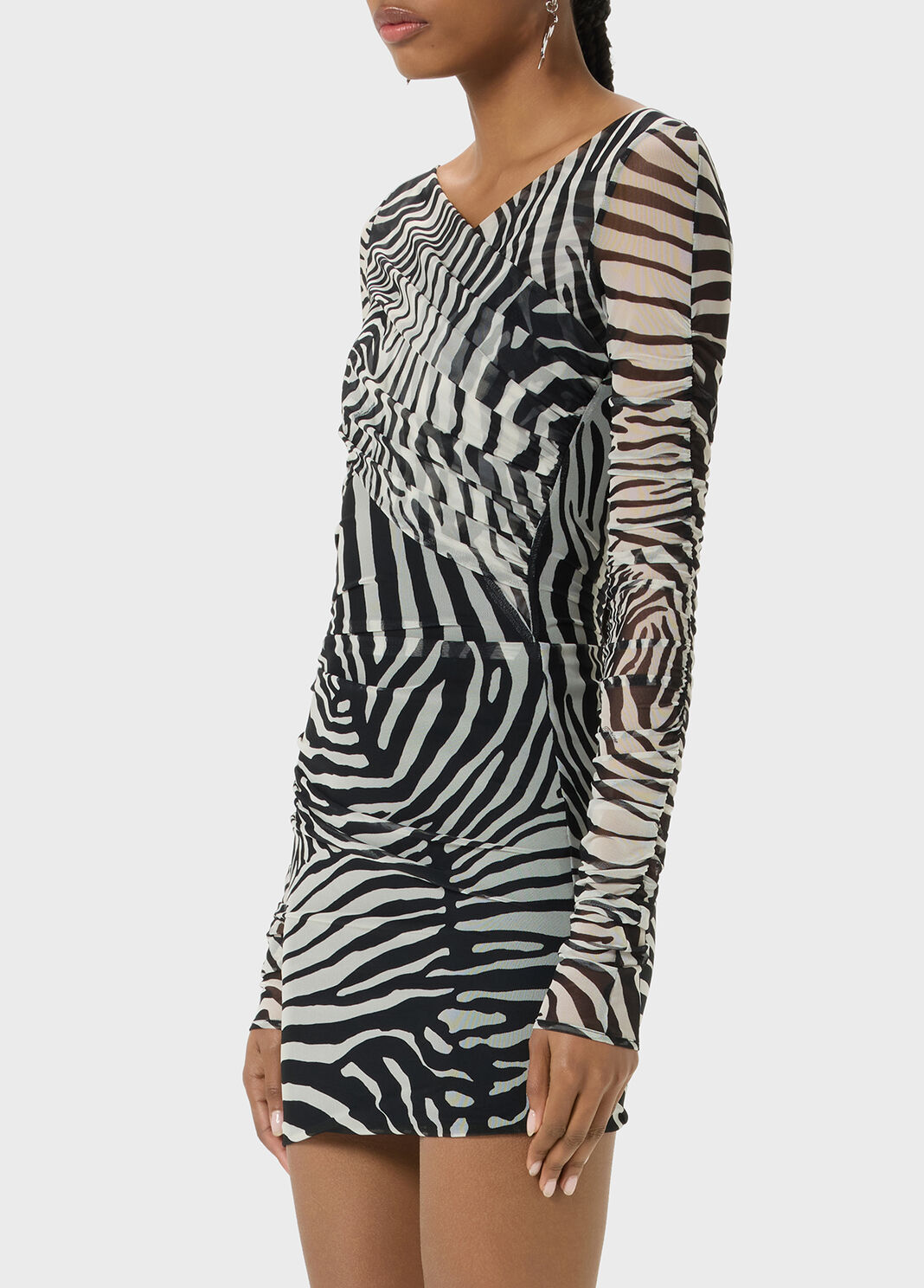 Short printed tulle dress  Blumarine - large image number 2