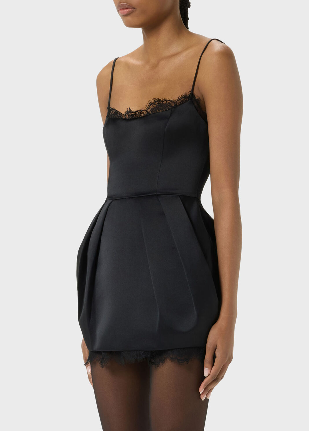 Ballonkleid aus Satin und Spitze  Blumarine - large image number 2