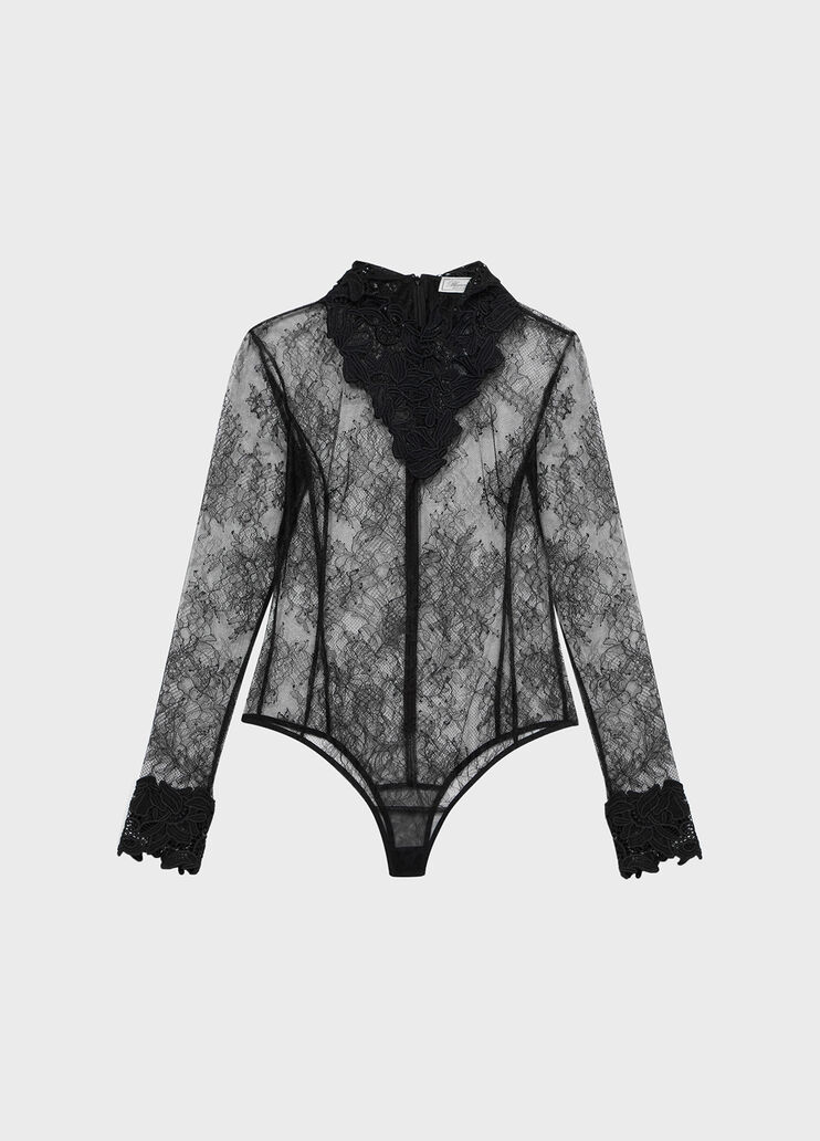 Chantilly lace body with macrame details  Blumarine - medium