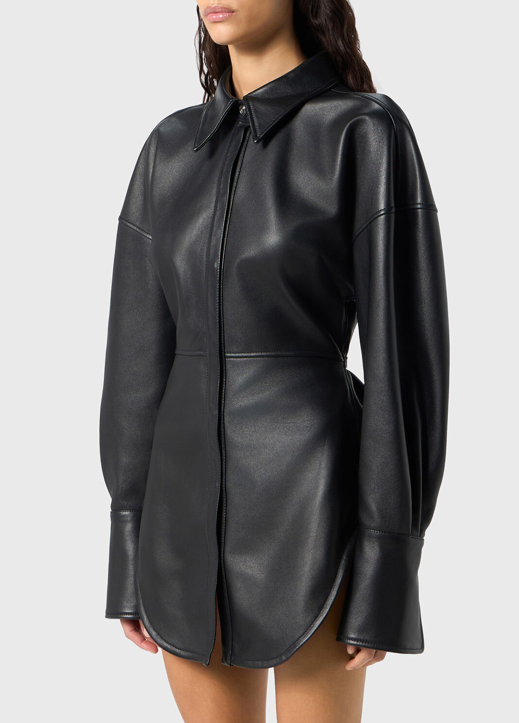 Leather shirt with belt  Blumarine - large image number 2