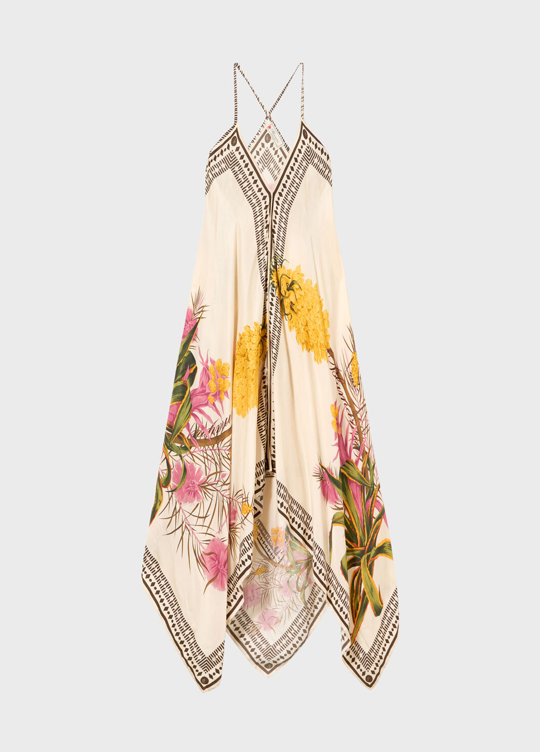 Long printed twill dress  Blumarine - large image number 4