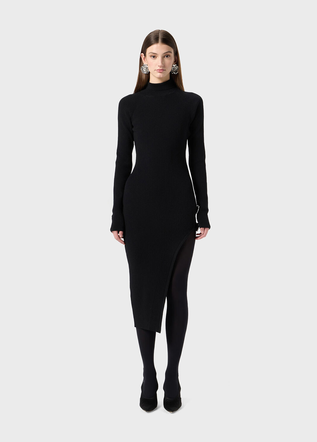 Midi knit dress with buckles  Blumarine - large image number 0