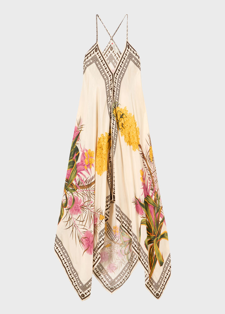 Robe longue en twill &agrave; imprim&eacute;  Blumarine - medium