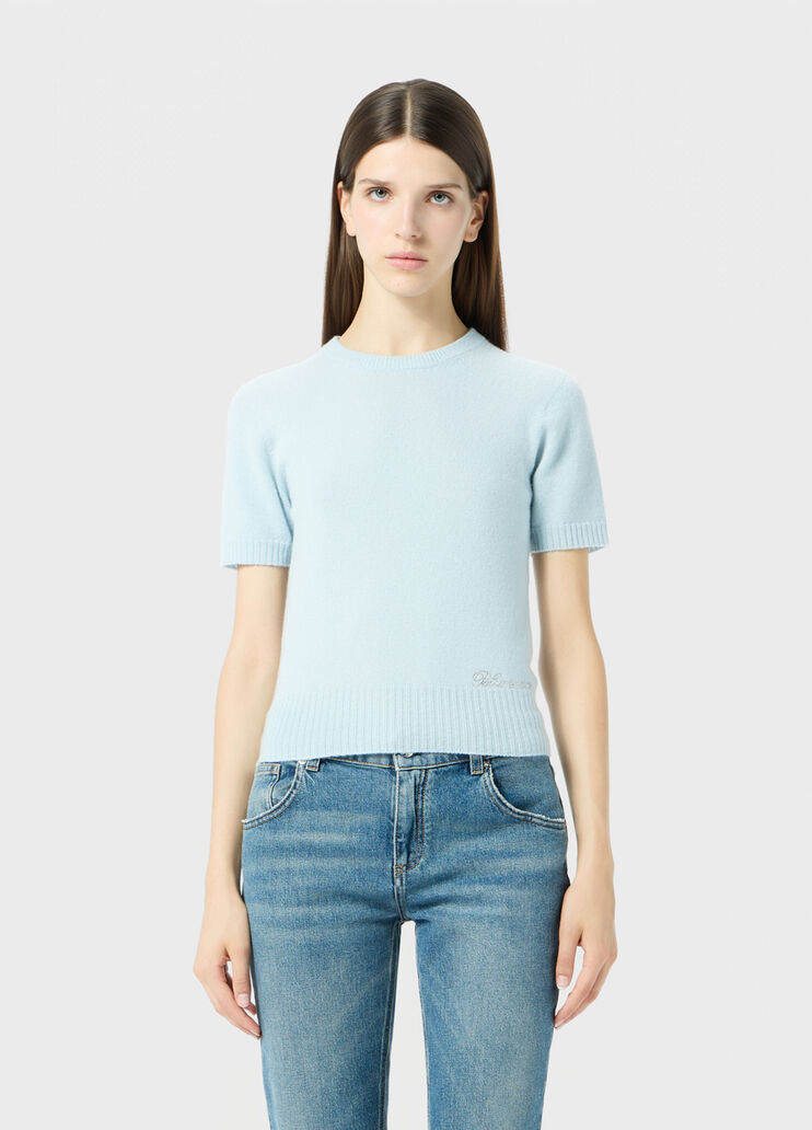 Short-sleeved cashmere jumper  Blumarine - medium