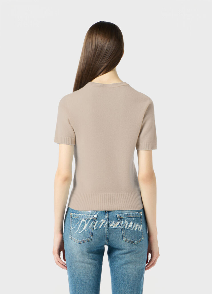 Short-sleeved cashmere jumper  Blumarine - large image number 1